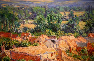 View of the Village of Giverny by Frank Kovalchek